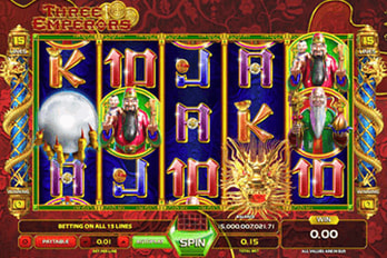 Three Emperors Slot Game Screenshot Image