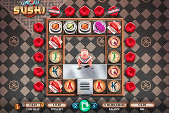 Ungaii Sushi Slot Game Screenshot Image