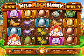 Wild Mega Bunny Slot Game Screenshot Image