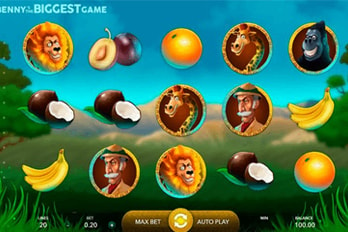 Benny's The Biggest Game Slot Game Screenshot Image