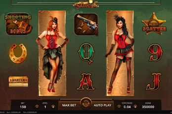Cancan Saloon Slot Game Screenshot Image