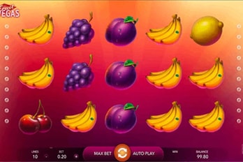 Fruit Vegas Slot Game Screenshot Image