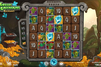 Greedy Greenskins Rockways Slot Game Screenshot Image