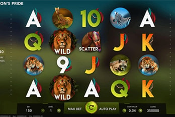 Lion's Pride Slot Game Screenshot Image