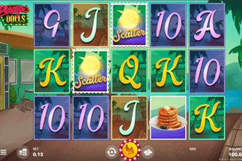 Pinup Dolls Slot Game Screenshot Image