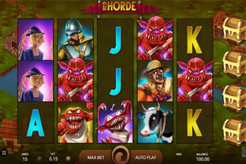 Red Horde Slot Game Screenshot Image