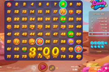 The Candy Keno Other Game Screenshot Image