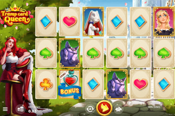 Trump Card Queen Slot Game Screenshot Image