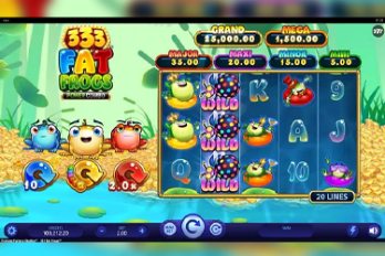 333 Fat Frogs: Power Combo Slot Game Screenshot Image