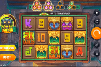 4 Masks of Inca Slot Game Screenshot Image