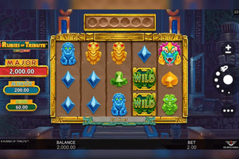 6 Rubies of Tribute Slot Game Screenshot Image