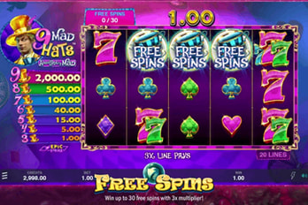 9 Mad Hats: Absolootly Mad Slot Game Screenshot Image