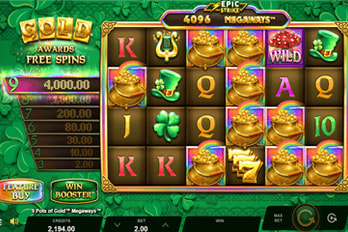 9 Pots of Gold Megaways Slot Game Screenshot Image