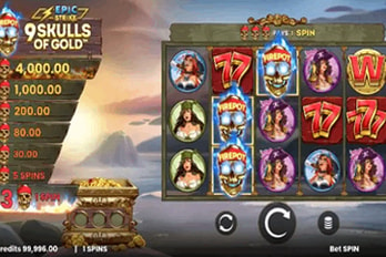 9 Skulls of Gold Slot Game Screenshot Image