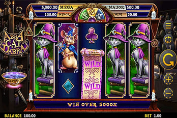 AbraCatDabra Slot Game Screenshot Image
