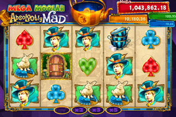 Absolootly Mad: Mega Moolah Slot Game Screenshot Image