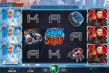 Action Ops: Snow & Sable Slot Game Screenshot Image