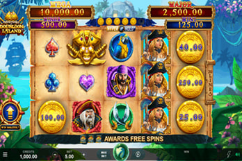 Adventures of Doubloon Island Slot Game Screenshot Image