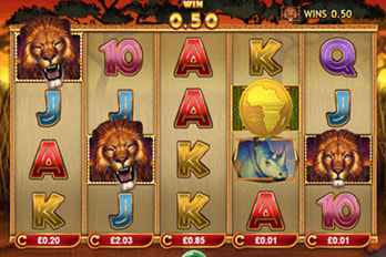 African Quest Slot Game Screenshot Image