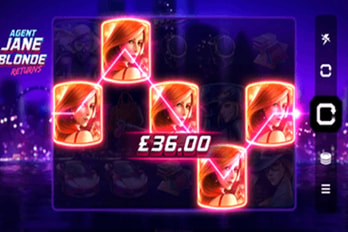 Agent Jane Blonde Returns Slot Game Screenshot Image