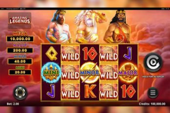 Amazing Legends Slot Game Screenshot Image
