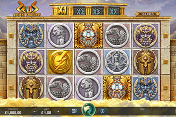 Ancient Fortunes: Zeus Slot Game Screenshot Image