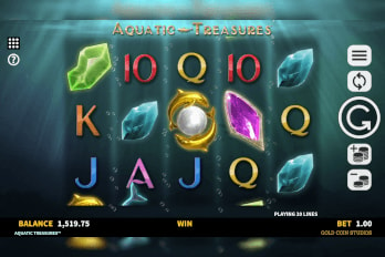 Aquatic Treasures Slot Game Screenshot Image