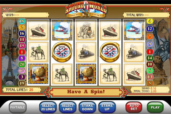Around the World Slot Game Screenshot Image