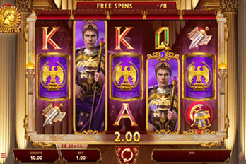 Augustus Slot Game Screenshot Image