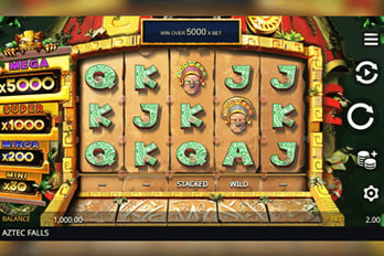 Aztec Falls Slot Game Screenshot Image