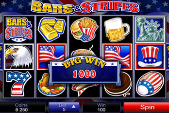 Bars & Stripes Slot Game Screenshot Image