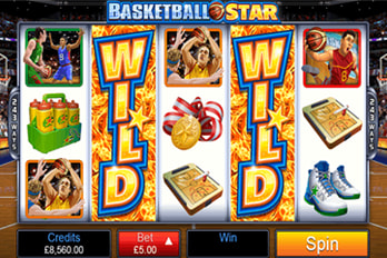 Basketball Star Slot Game Screenshot Image