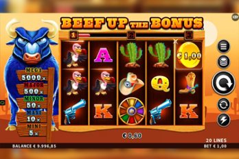 Beef Up the Bonus Slot Game Screenshot Image