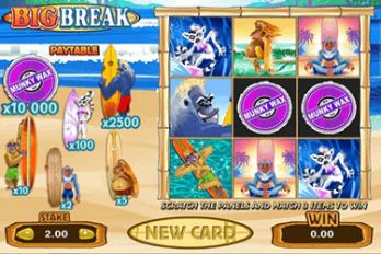 Big Break Scratch Game Screenshot Big Break Scratch Game Screenshot Image