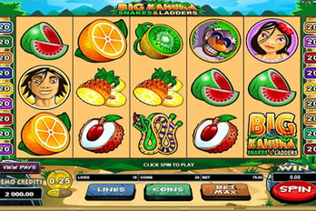 Big Kahuna: Snakes & Ladders Slot Game Screenshot Image