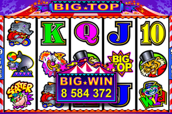 Big Top Slot Game Screenshot Image