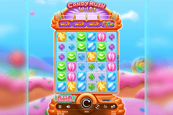 Candy Rush Wilds Slot Game Screenshot Image