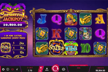 Carnaval Jackpot Slot Game Screenshot Image