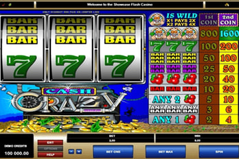 Cash Crazy Slot Game Screenshot Image