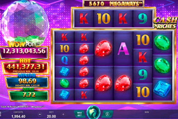 Cash 'N Riches WowPot! Megaways Slot Game Screenshot Image
