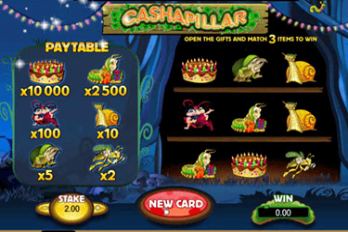 Cashapillar Scratch Card Screenshot Image