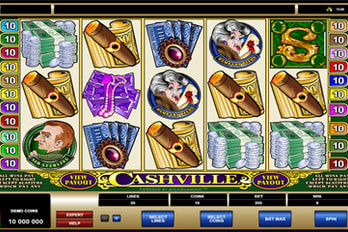 Cashville Slot Game Screenshot Image