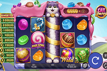 Cat Purry Slot Game Screenshot Image