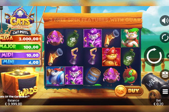 Cats of the Caribbean Slot Game Screenshot Image