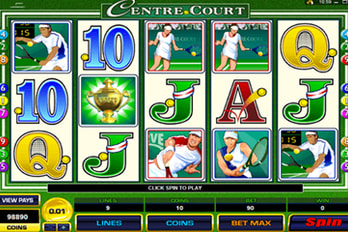 Centre Court Slot Game Screenshot Image
