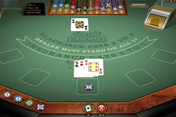 Classic Blackjack: Gold Series Table Game Screenshot Image