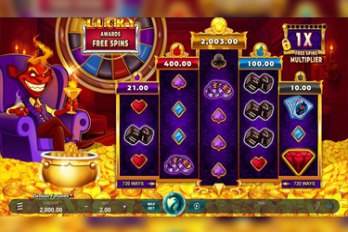 Devilish Fortunes Slot Game Screenshot Image