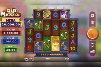 Dia del Mariachi Megaways Slot Game Screenshot Image