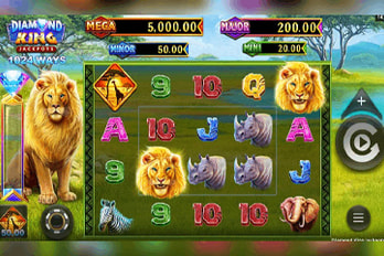 Diamond King Jackpots  Slot Game Screenshot Image