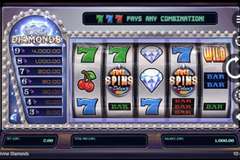 Divine Diamonds Slot Game Screenshot Image